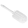 Bottle Brush, Medium, 10 1/4 in L Handle, 6 1/2 in L Brush, White, Polypropylene
