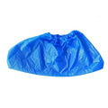 Disposable Shoe Covers, Polyethylene, Blue, Slip Resistant Sole: No , XL