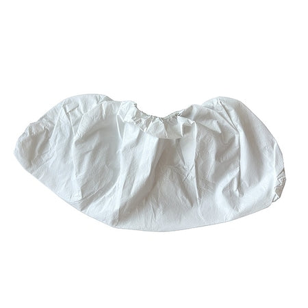 Disposable Shoe Covers, Microporous Film Laminate, White, Slip Resistant Sole: No , XL