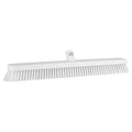 24 in Sweep Face Broom Head, Soft/Stiff Combination, White
