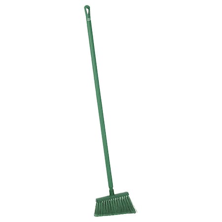 11 3/8 in Sweep Face Angle Broom, Soft, Green