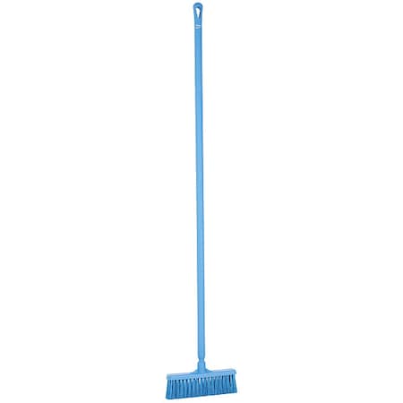 12 in Sweep Face Push Broom, Medium, Blue
