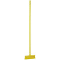 12 in Sweep Face Push Broom, Medium, Yellow