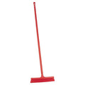 16 in Sweep Face Push Broom, Medium, Red