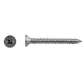 Screw Anchor, 1/4 in Dia., Flat, 3 1/4 in L, Stainless Steel Climaseal, 100 PK