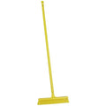 16 in Sweep Face Push Broom, Medium, Yellow