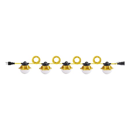 String Light, LED, 5 Bulbs, Max 2, 500 lm