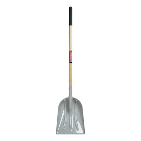 No. 12 Grain Scoop, 48" Wood Handle, ABS Blade, 48 in L