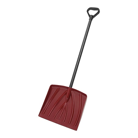 Kid's Snow Shovel, 12 in W Plastic Blade, 26 in L Steel Handle