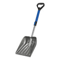 Snow Shovel, 11 1/2 in W x Plastic Blade, 17 in L Steel Handle