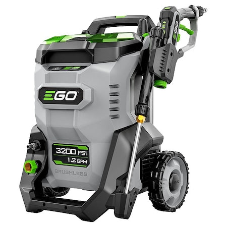 Cordless Pressure Washer, 25 ft L, 36.2 lb