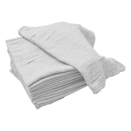 Shop Towel, White, PK25