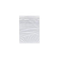 Reclosable Bag, Zip Seal, 8 in L, 5 in W, 2 mil Thick, Low Density Polyethylene (LDPE), Clear