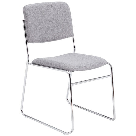 Stacking Chair, 8600 Series, Fabric Gray