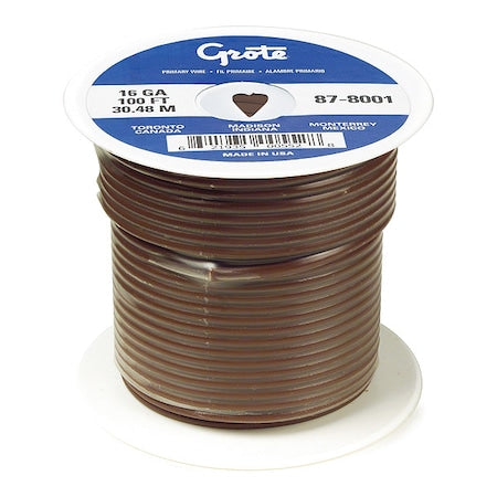 Automotive Cable, 16 AWG, Brown, 100 ft