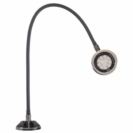 Spot Light,Gooseneck,18 W,Black