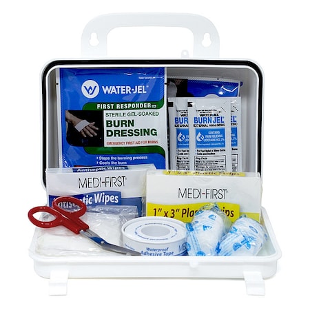 Burn Care Kit, Plastic 138 Components, 2 People Served