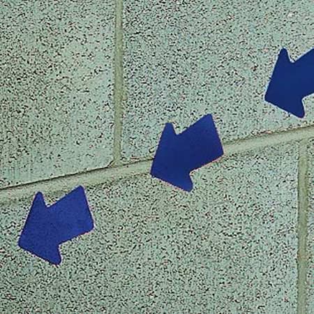 Floor Marking Tape, vinyl, Solid, Blue, 3 in W., 0.216 in Thickness, 50 PK