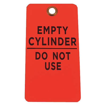 Tag, Empty Cylinder, Red, PK25