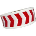 Barricade Tape, No Legend, Red/White, 3 in Wide x 1, 000 ft Length, LDPE, 4 mil