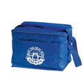Soft Sided Cooler, 6 Cans, Royal Blue