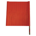 Handheld Warning Flag, Vinyl, 18 in Height, 18" Length, Fluorescent Orange