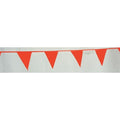 Pennants, Polyethylene, Orange, 60 ft.