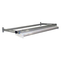 Task Light Frame, 60 W x 16 D x 30 H, Gray