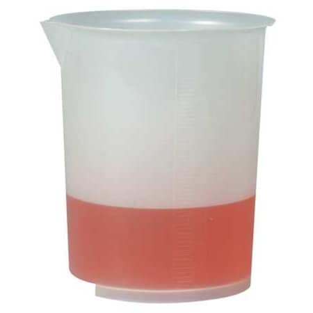 Beaker, Polypropylene, Tall Form, 10 L / 2.64 gal Capacity, Not Rated Not Applicable