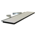 Cantilever Shelf, 18" x 72", Plastic, Gray