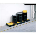 Spill Deck, 66 gal Spill Capacity, 4 Drums, 8, 000 lb Load Capacity, Polyethylene