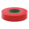 Masking Tape, 1/2 in W x 14 yd L, 6 mil Thick, Red, Rubber Adhesive