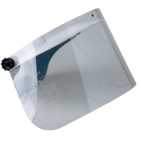 Face Shield Visor, Clear Visor, 6" Height, Uncoated Lens