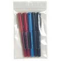 Reclosable Bag, Zip Seal, 9 in L, 6 in W, 2 mil Thick, Low Density Polyethylene (LDPE), Clear