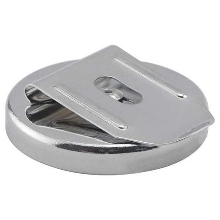 Belt Clip Magnet, Steel, 3/8 In H, 2 In Dia