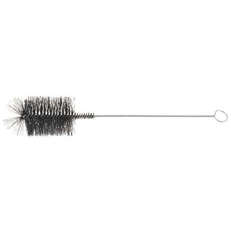 Babcock Milk Bottle Brush, 5-3/4 in L Handle, 3 1/4 in L Brush, Black, 9 in L Overall