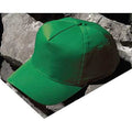 Bump Cap, Long Brim Baseball, Polyethylene, Hook-and-Loop Suspension, Green