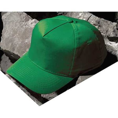 Bump Cap, Long Brim Baseball, Polyethylene, Hook-and-Loop Suspension, Green