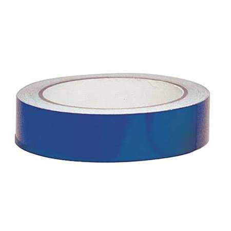 Floor Marking Tape, Urethane Film, Solid, Blue, 1 in W., 0.216 in Thickness