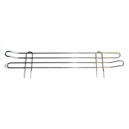 Shelf Side Rail 4"x24", Stainless Steel