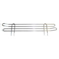 Stackable Shelf Ledge, 24"D x 24"W x 4"H, Chrome