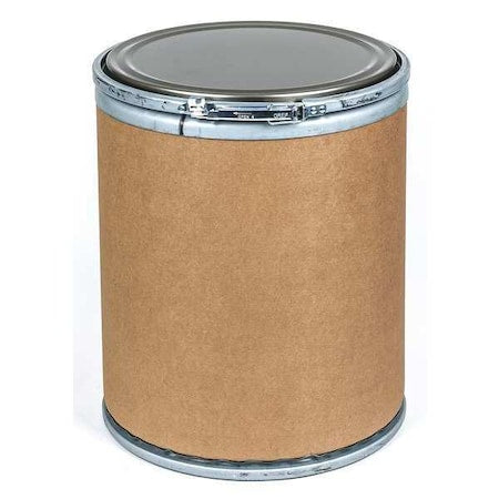 Open Head Transport Drum, Fiber, 15 gal, Unlined, Brown