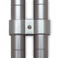 Post Clamp, 1 1/4inx1inx2 3/4in, Silver