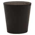 Stopper, 25mm, Black, PK33