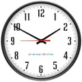 12" Analog Wall Clock, Black