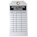 Tag, Inspection, Polyester, 3 in H x 5 3/4 in W, White, Rectangle, 10 PK