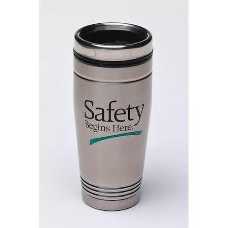 Travel Mug, Safety Begins Here, 18 oz.