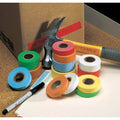 Masking Tape, 3/4 in W x 14 yd L, 6 mil Thick, Red, Rubber Adhesive