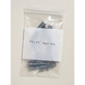 Reclosable Bag, Zip Seal, 8 in L, 6 in W, 2 mil Thick, Low Density Polyethylene (LDPE), Clear
