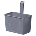 1/4 gal Rectangular Side Bucket, Gray, Polypropylene